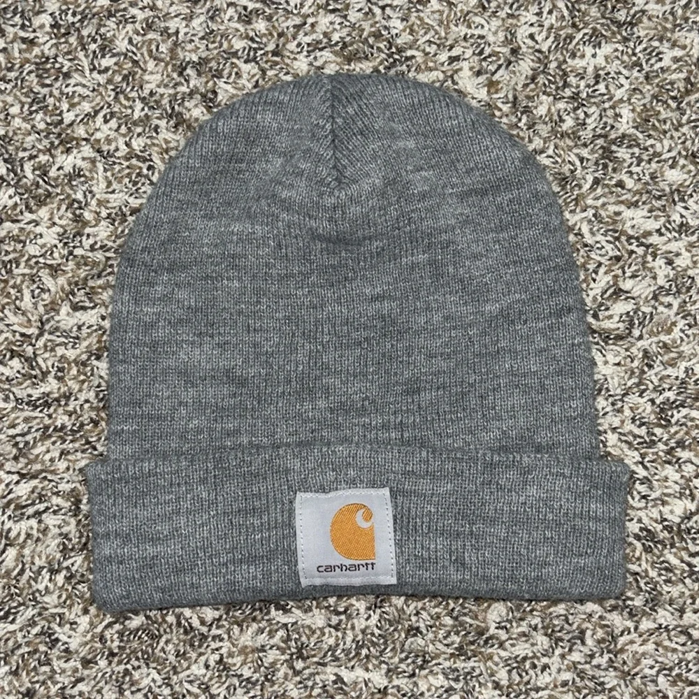 Carhartt beanie hat gray grey - Picture 1 of 3
